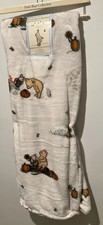 Winnie the Pooh Piglet E.H. Shepard Vintage Style Fall Cream Blanket 50x70
