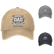 Best Dad Ever Dad Fathers Day Handyman Dad Birthday Adjustable Baseball Cap