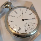 Antique 1883 Waltham Open Face 17J Grade 18 Pocket Watch