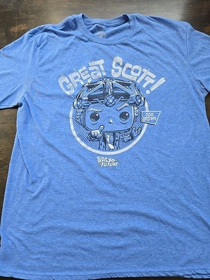 Funko Pop! Back to the Future X-large T-Shirt Set Doc Brown Helmet