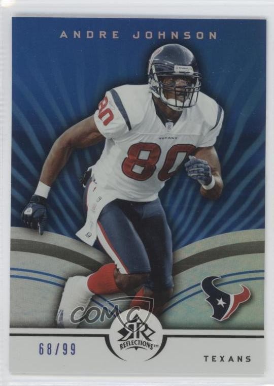 2005 Upper Deck Reflections Blue 68/99 Andre Johnson #37 HOF 7n2