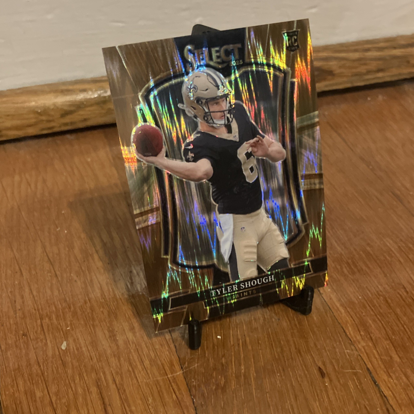 Panini 2025 Select Tyler Shough Saints Copper Shock Prizm Rookie #141 /899🔥🫣🔥