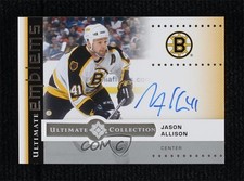 2024-25 Upper Deck Ultimate Collection Emblems Jason Allison #UE-JA Auto 14hk