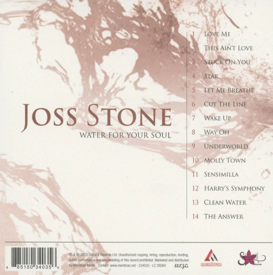 Joss Stone Water for Your Soul (CD) - Bild 3 von 4