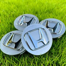 4pcs X Wheel Center Hub Caps Chrome Emblem 69mm Fit For Honda 2006-2021 Civic