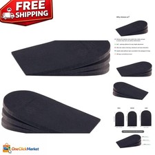 Durable Adjustable Heel Lift Insoles for Leg Length Discrepancies - Foam Pads