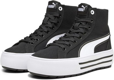 Brand New PUMA Women's KAIA 2.0 MID Sneaker Puma Black Puma White US 8.5