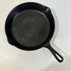 Vintage Griswold Small Block B Logo #9 Cast Iron Dual Spout 11.25" Skillet *READ