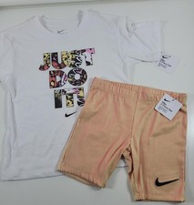 Nike Kids 2-Piece Set Small 5-6 Just Do It NEW Shirt Shorts