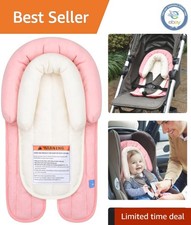 2-in-1 Reversible Baby Car Seat Insert Cushion - Soft Breathable