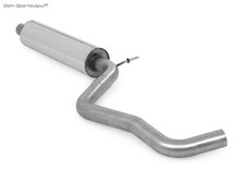 FOX Acciaio Inox Presilenziatore VW Golf 7 Gti 245