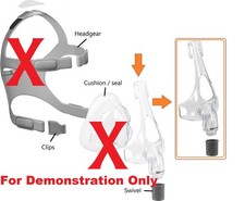 Fisher Paykel Simplus Frame and Elbow for Small, Medium and Large