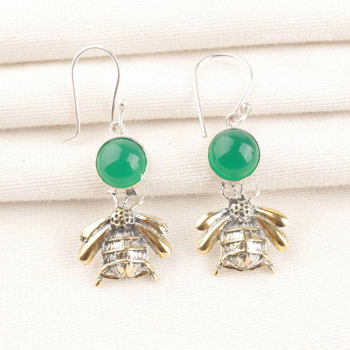 Orecchini a bottone con testa esagonale per uomo e donna. Orecchini a bottone in argento sterling fatti a mano. Gioielli in metallo. Vite esagonale ossidata con intaglio. - Italia