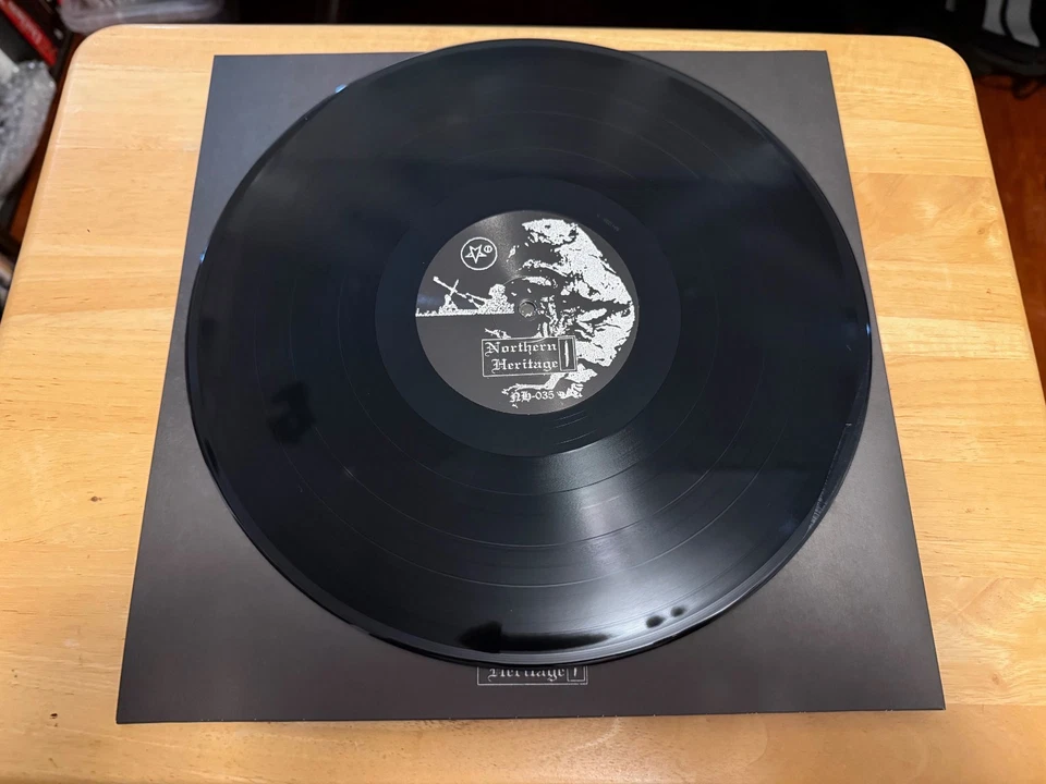 Satanic Warmaster / Clandestine Blaze Split LP 2022 Northern Heritage – NH-035 - Image 3 of 4