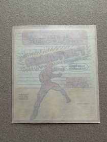 AL UNSER JR&rsquo;S TURBO RACING NES Permastruct Rental Store Instructions Sticker