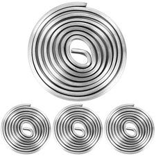 Tandefio 24 Ft 4 Rolls 3/16" Round Lead U Came U Channel Hobby Reinforcement