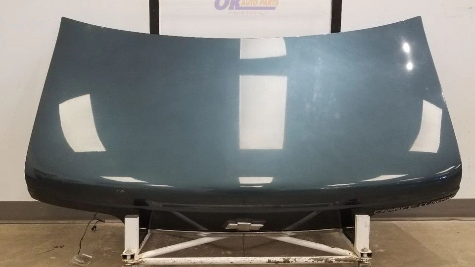 96 CHEVY CAPRICE SEDAN REAR TRUNK DECKLID ASSEMBLY GREEN Foto 3 de 4