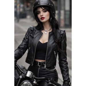 Zara Trf Leather Biker Jacket | eBay