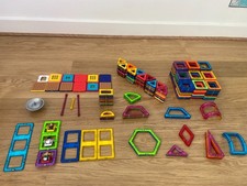 Magformers Magnetic Tiles over 325 pieces large bundle, great quality