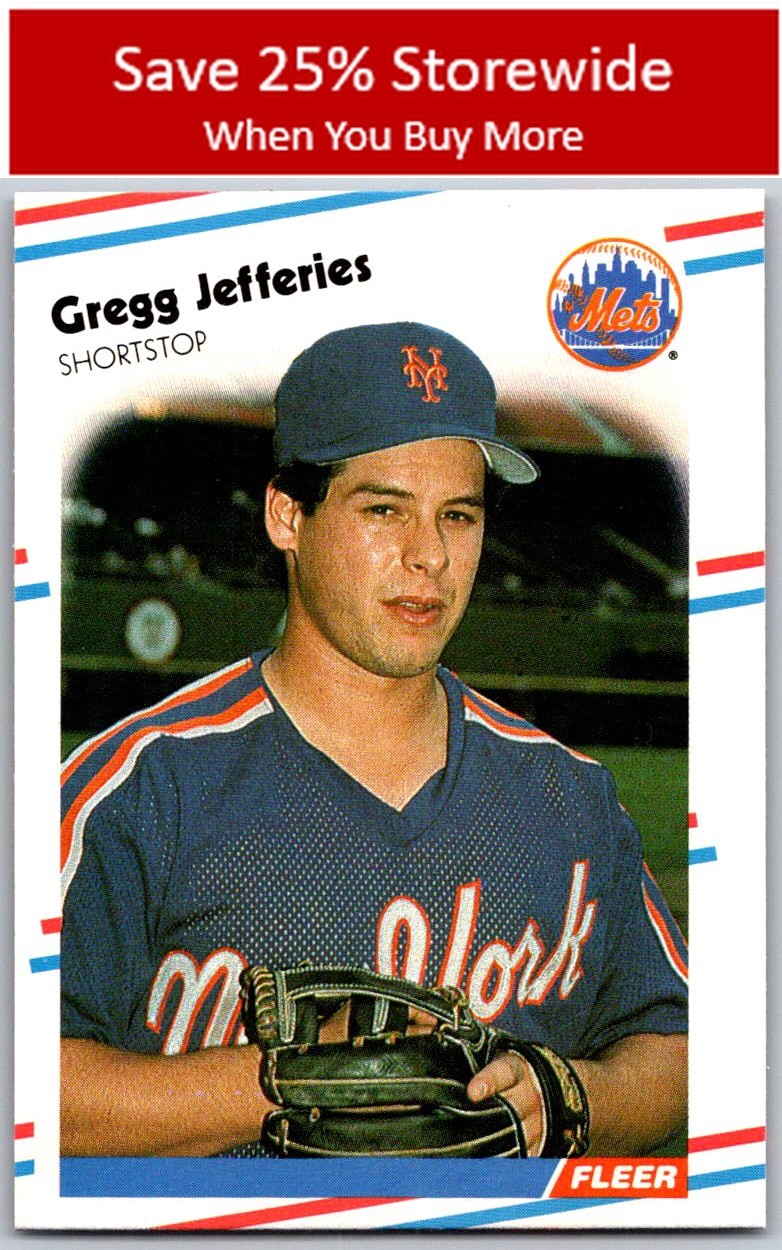 Gregg Jefferies RC 1988 Fleer #137 New York Mets