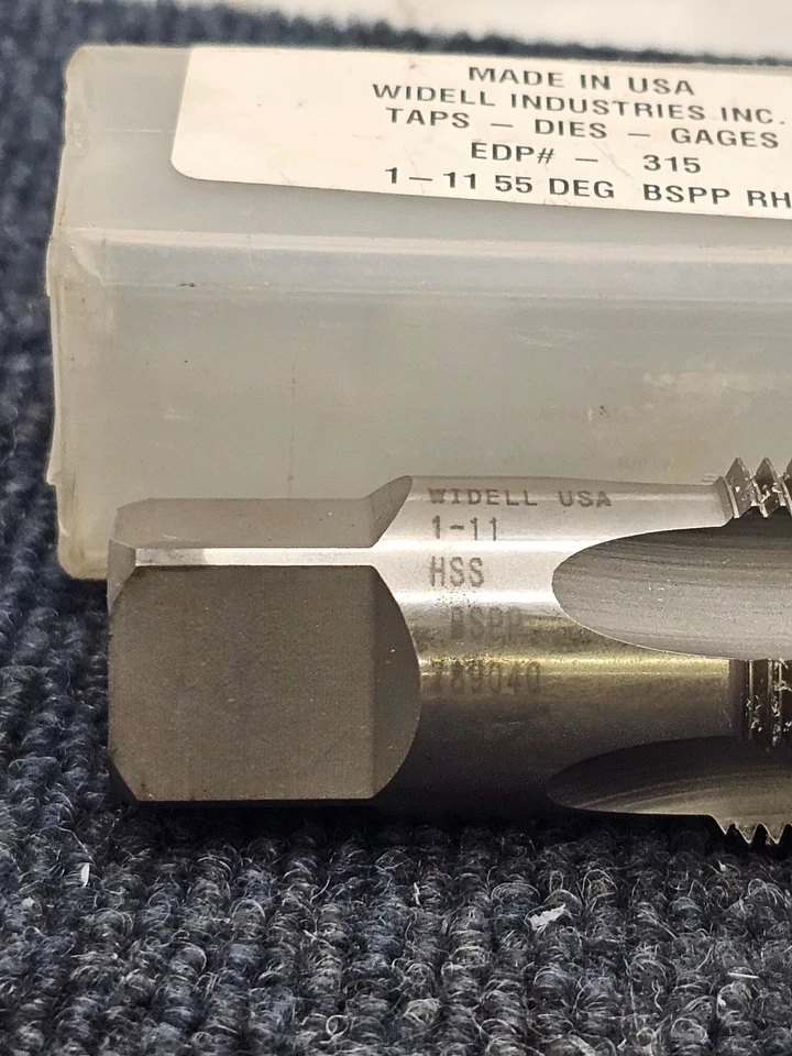 Widell Industries 789040 Tap, EDP#-315, 1-11 55 DEG BSPP RH - Image 4 of 4