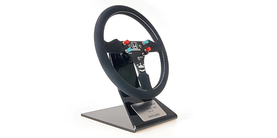 Minichamps 1:2 STEERING WHEEL McLAREN MP4/6 AYRTON SENNA WORLD CHAMPION 1991 - Immagine 3 di 4