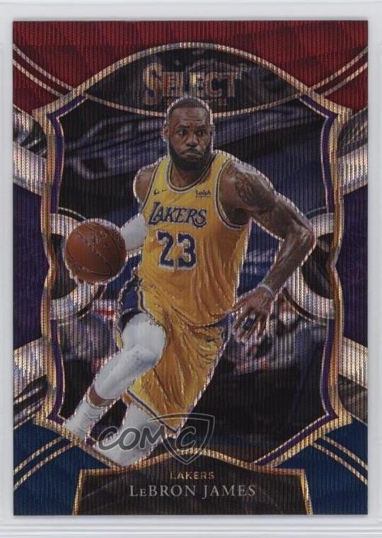 2020-21 Panini Select Concourse Tri-Color Prizm LeBron James #23 06ua
