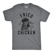 Mens Fried Chicken T Shirt Funny 420 Marijuana Graphic Novelty Tee