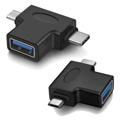 2in1 OTG Adapter USB-C/micro USB auf USB 3.0 für schnelle Datenübertragung