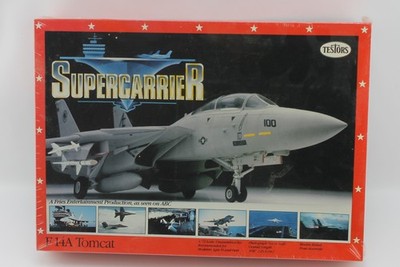 Testors F-14 Tomcat Supercarrier Model Kit 1/72 Scale Sealed Box 