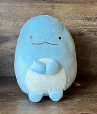 San-X Sumikko Gurashi Plush Stuffed Dinosaur Kaiju TOKAGE Teal Blue Super Cute