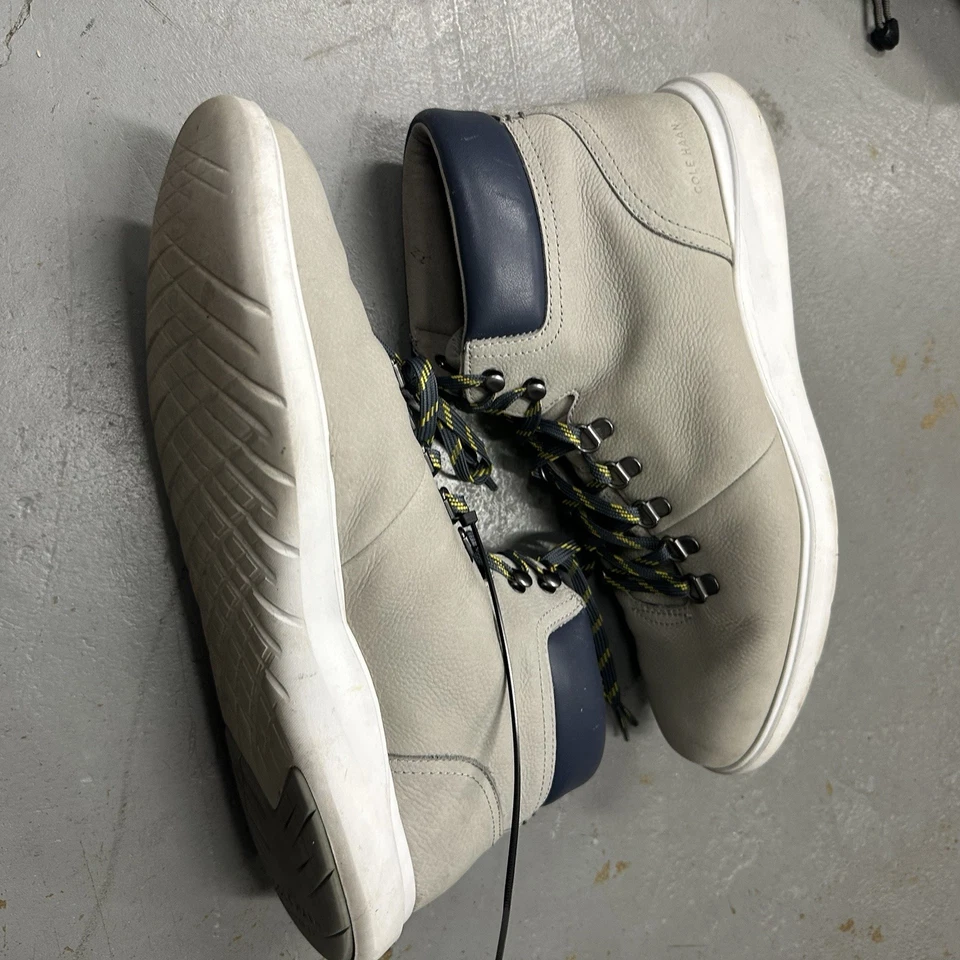 Cole Haan Hombres 12MM Gris Con Cordones Botín Zapato Gran Sistema Operativo ¡En Excelente Estado! Foto 2 de 4