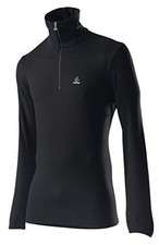 (TG. 48) Loeffler Maglia 1/2 Zip Transtex U Nero 48 - NUOVO 