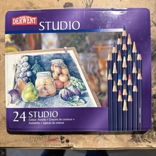 Derwent Studio Color Pencils 24 Count Professional Quality Art Supplies