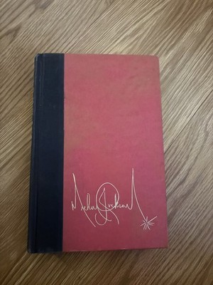 Michael Jackson Moonwalk 1988 First Edition Hardcover Gold Facsimile Signature
