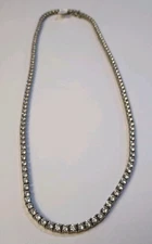 Tennis Chain STAINLESS STEEL CZ 5mm Necklace Chain Hip Hop 22"