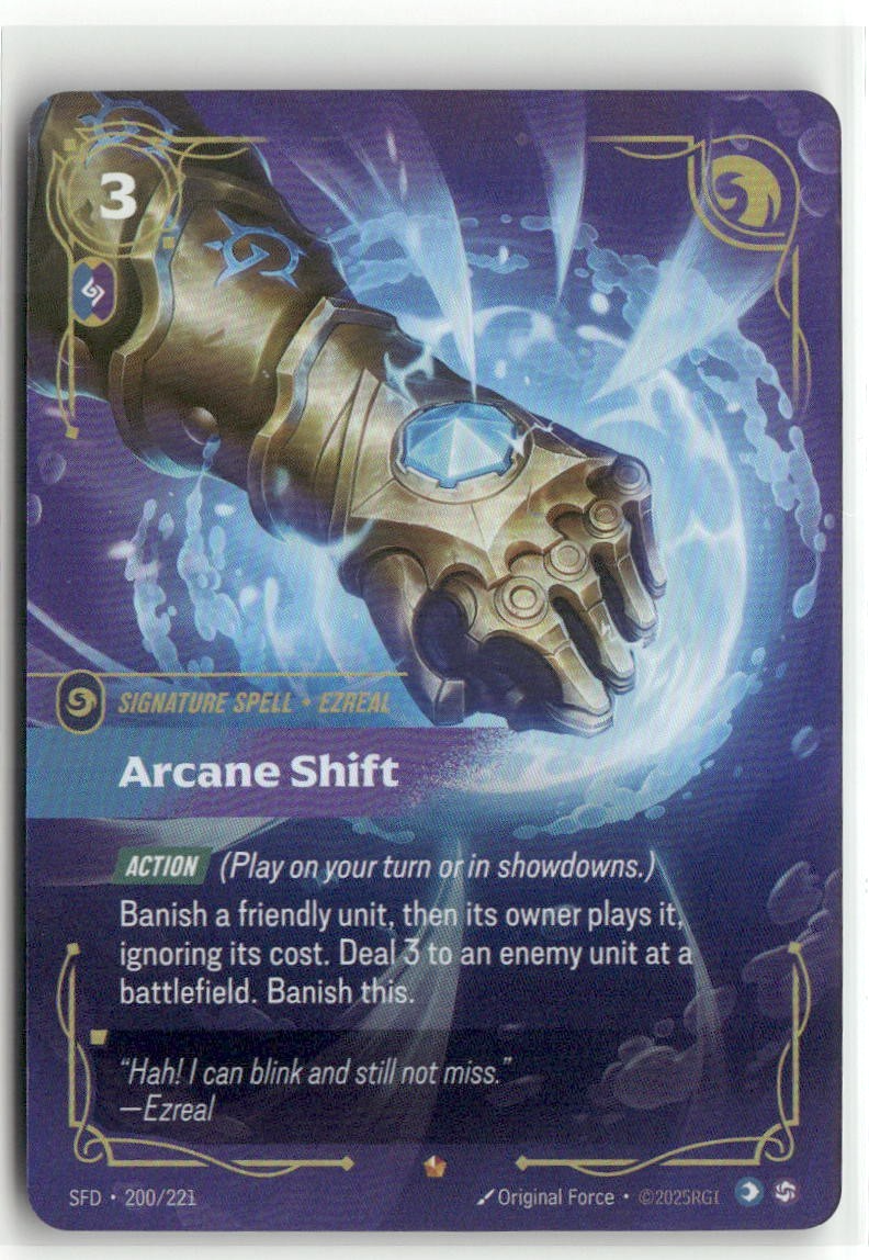 Arcane Shift 200/221 FOIL Spiritforged Riftbound | eBay