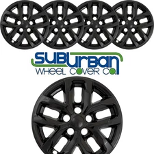 FITS 2023-2024 Jeep Gladiator IMP-508BLK 17" GLOSS BLACK Wheel Skins SET