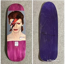 Jason Lee “Dedicated To David Bowie” PRIME Skate Deck HAND SIGNED #404/500 RARE!