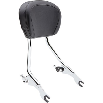 Cobra Detachable Backrest - Chrome For Harley FLH FLT '09-'20 602-2000