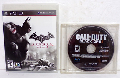 2 PS3 Games Batman Arkham City & Call Of Duty Black Ops II,  Excellent Discs