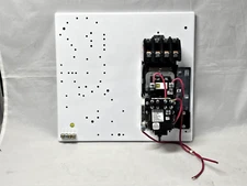 Square D Lighting Magnetic Contactor: 4 Poles, 120V AC, 30 A, Mechanically Held