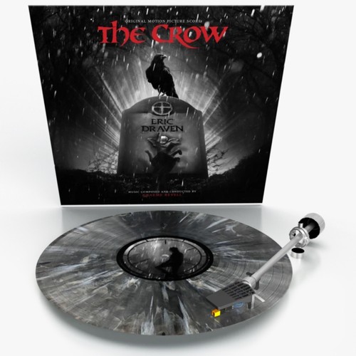 THE CROW Score Deluxe 2x LP Marble Vinyl w/ Poster 500 SEALED Graeme Revell - Picture 8 of 9