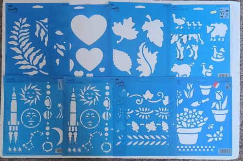 Menge 50+ Fiskars karierte Delta-Vorlage Schablone hart & weich Kunststoff Sammelalbum Handwerk - Bild 3 von 12