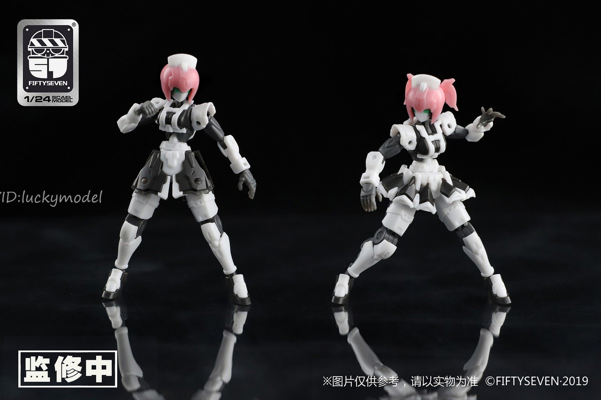 その他 RAVIPA X NUNEW Special Set 1/24 scale Fiftyseven Numebr NO. 57 Armored Puppet Yui Pink