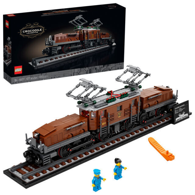 LEGO Icons: Crocodile Locomotive (10277) NISB 673419330558 | eBay