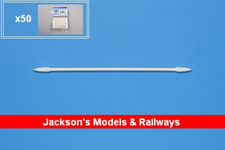 Tamiya 87105 Craft Cotton Swab (Triangular Extra Small x50)