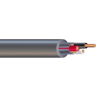 8/3 Bus Drop Cable Outdoor Rated PVC Jacket Gray 600V