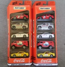 (2) Matchbox 1998 Coca Cola 5 Pack Gift Sets #35999  BRAND NEW!  LOWEST PRICE!