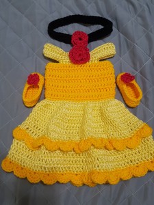 newborn belle costume